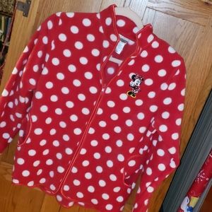 EUC Disney World Park Minnie Mouse Fleece Jacket